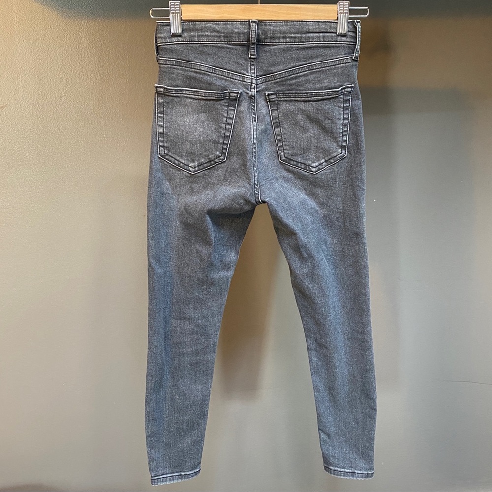 TopShop Petite Jamie Skinny Jeans, Grey size W26 - Picture 5 of 13